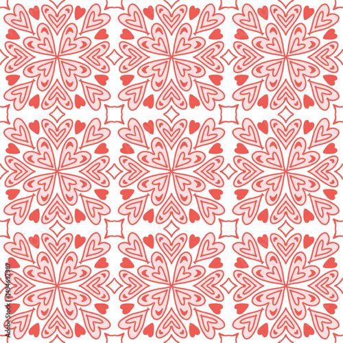 Pattern Seamless Design Modern Bedsheet Background Vector