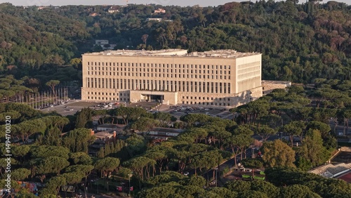 Roma, la Farnesina, il Ministero degli Affari Esteri italiano
Vista aerea del palazzo sede del ministero
