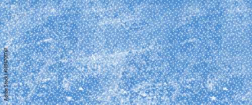 A textured blue wallpaper, a blue textured background, snow reflected on the water surface