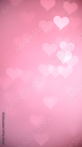 valentine background with hearts