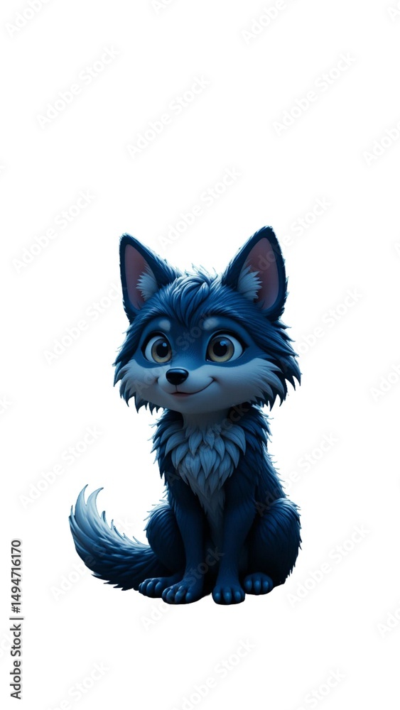 Obraz premium little wolf