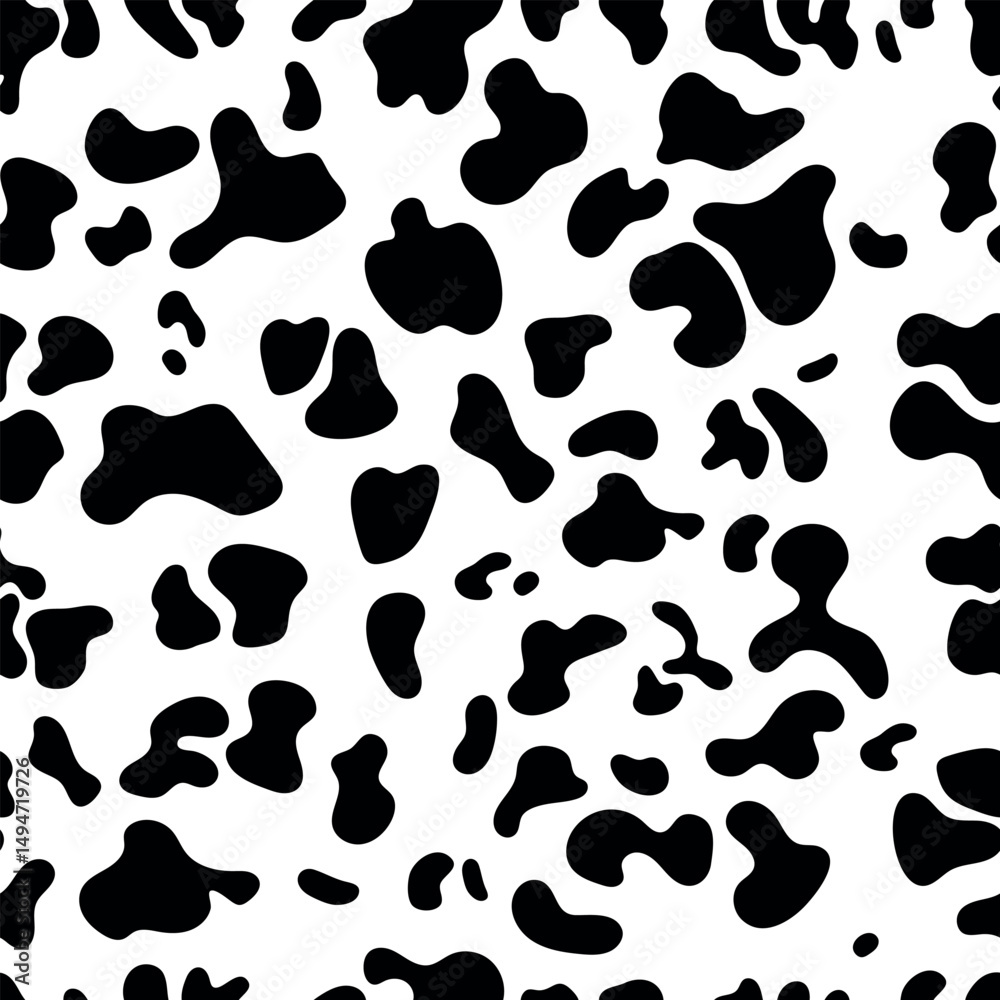 Black cow skin texture for printing, cutting, crafts, stickers or cover. Black cow skin texture for printing, cutting, crafts, stickers or cover.