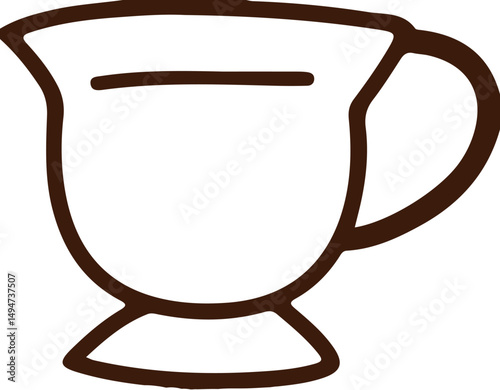 A Collection of Coffee Cup Silhouettes
