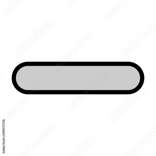 Minus Vector Filled Icon Design