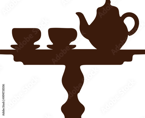 A Collection of Coffee Cup Silhouettes