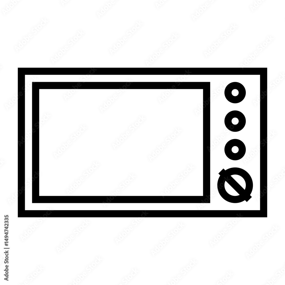 Obraz premium Microwave Oven