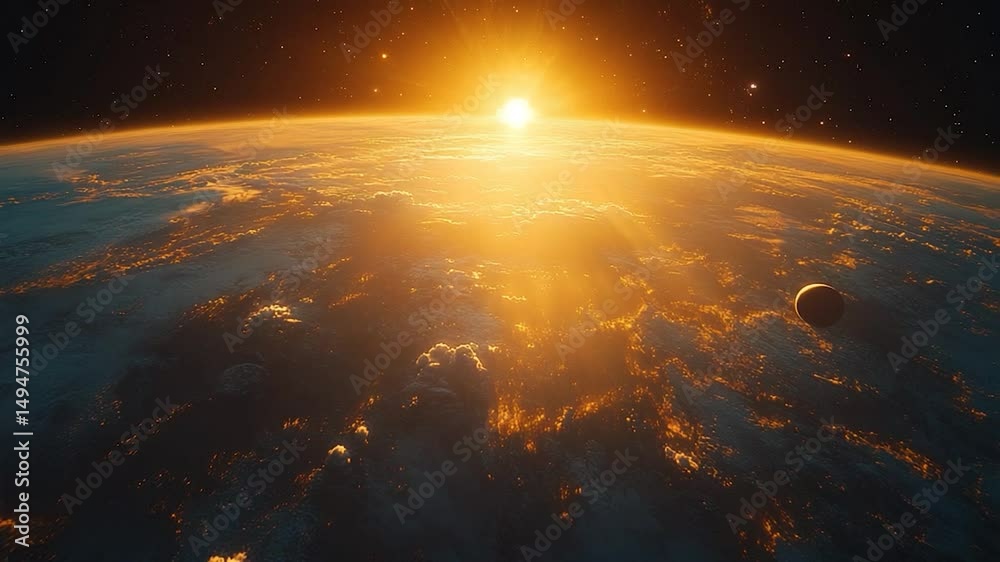Earth sunrise from space Earth sunrise from space