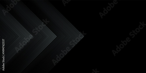 Abstract gray arrow shadow direction. abstract on black background futuristic modern design. up down arrow direction