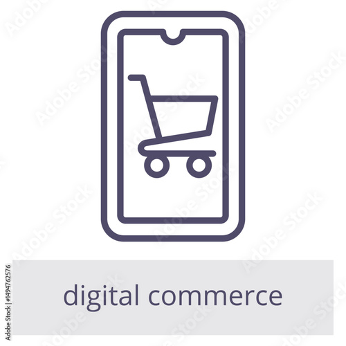 Digital Commerce Element For Design Graphic