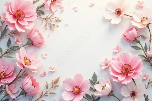 Wallpaper Mural Subtle repeating floral motif with soft hues; delicate and elegant for social media posts ,  graceful,  understated Torontodigital.ca