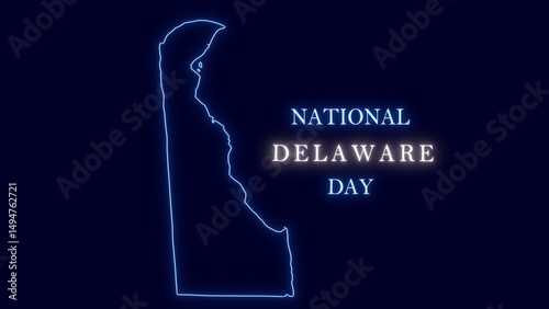 United States Delaware Day Card