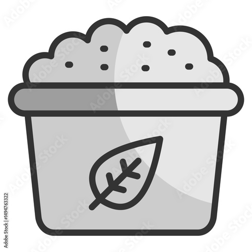 Composting Icon Element For Design