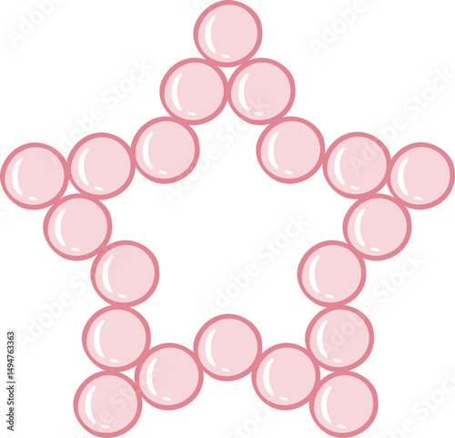 Pink Star Pearl Coquette Element