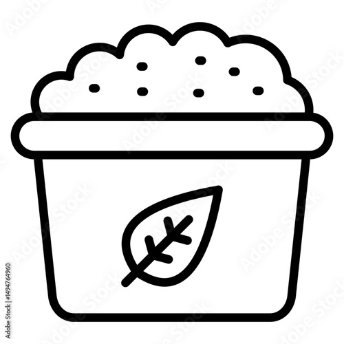 Composting Icon Element For Design