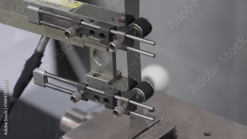 tensile test of a specimen