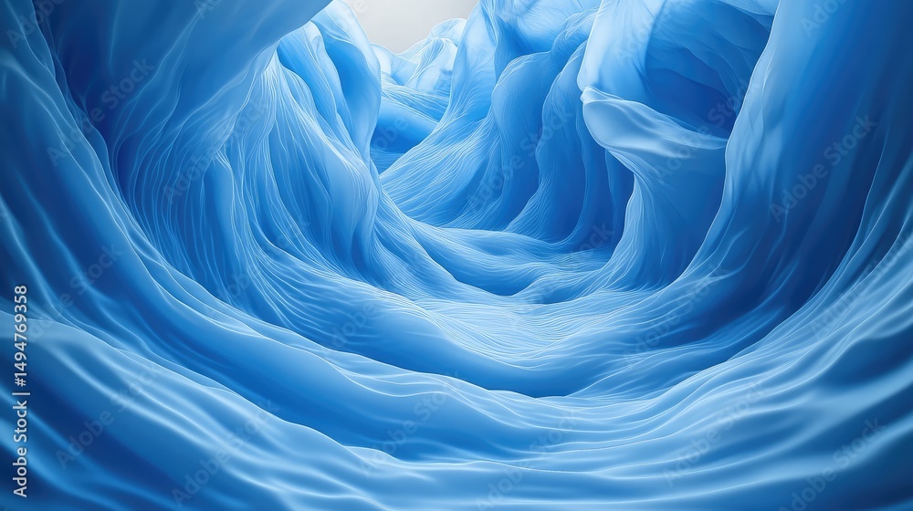 Obraz premium Subtle blue pastel background with airy and open atmosphere