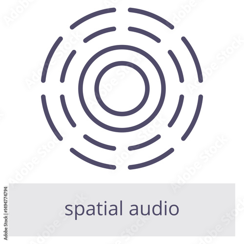 Spatial Audio Element For Design Graphic