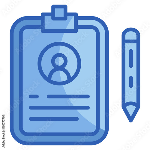 User Consent Icon Element For Design