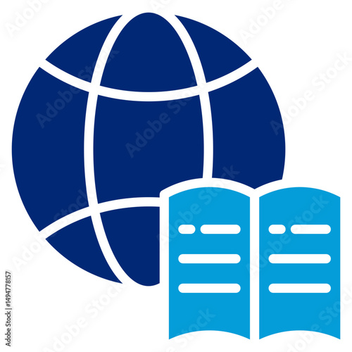 Digital Literacy Icon Element For Design