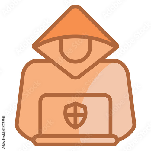 Ethical Hacking Icon Element For Design