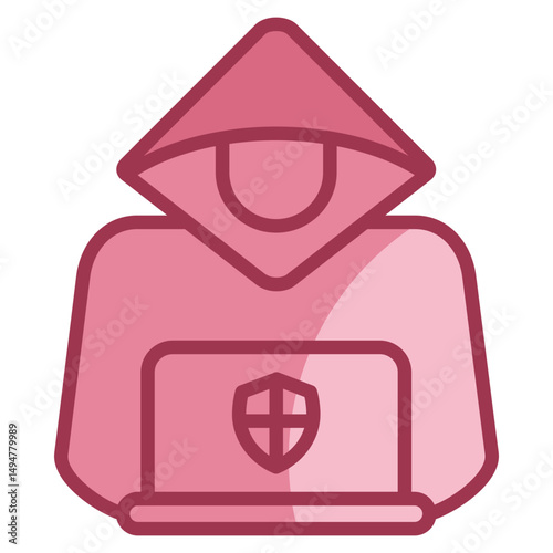 Ethical Hacking Icon Element For Design