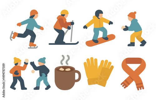 set of construction workers