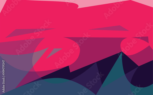 Modern Abstract Geometric Background Template