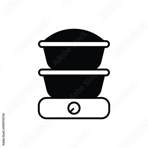 Double Boiler Vector icon