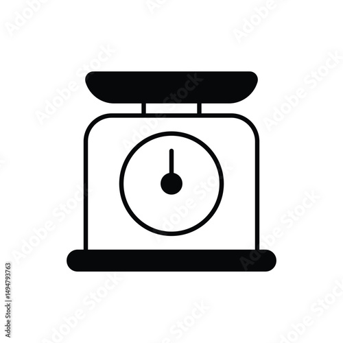 Kitchen Scales Vector icon