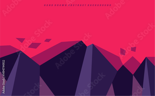 Modern Abstract Geometric Background Template