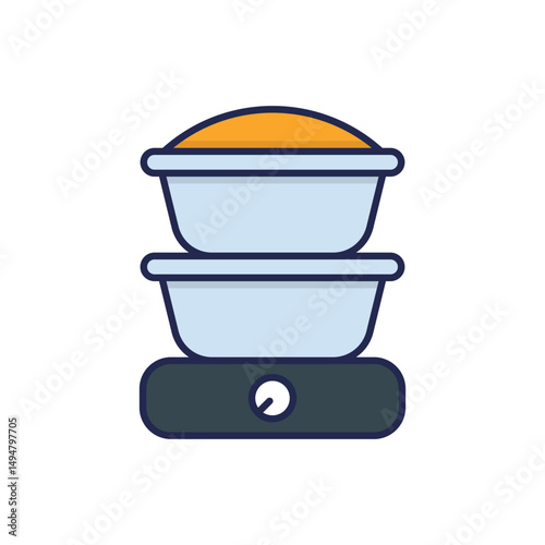 Double Boiler Vector icon