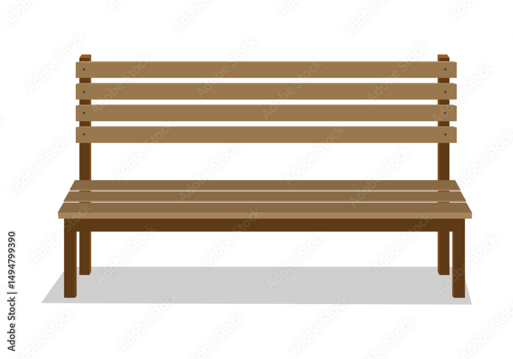 Outdoor wooden bench for park Outdoor wooden bench for park