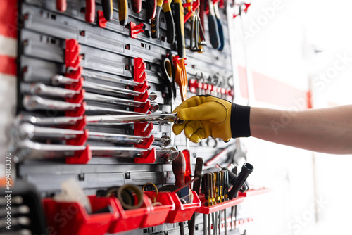 Garage Wall-Mounted Tool Organizer