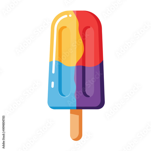 Colorful Popsicle Illustration