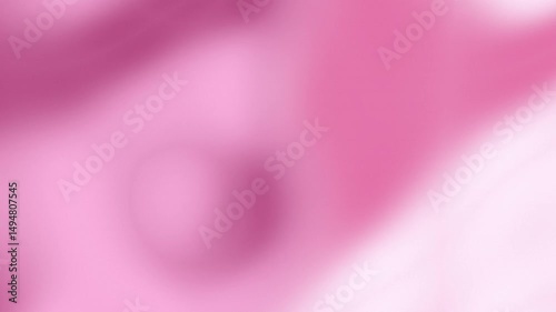 Abstract pastel colors waves background. Pink liquid material waving animation. 4K