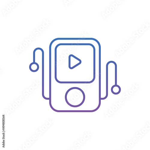 Music Player Vector icon