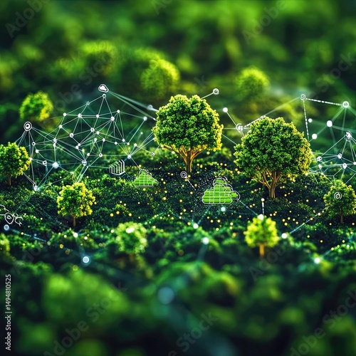 Blockchain secures eco-friendly digital transactions by verifying carbon credits, enhancing transparency, and creating a secure, decentralized market for green investments and environmental projects