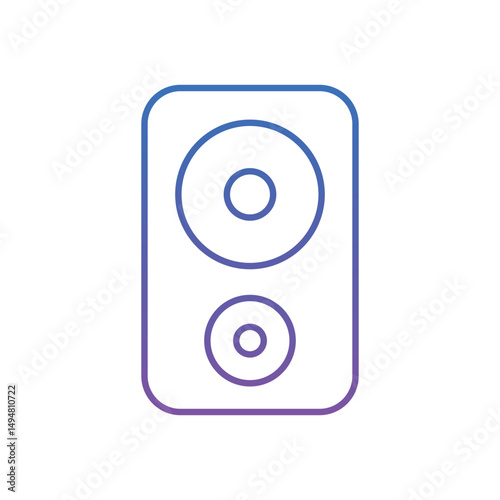 Loud Speaker Vector icon