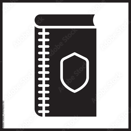 Bookbinding icon design
