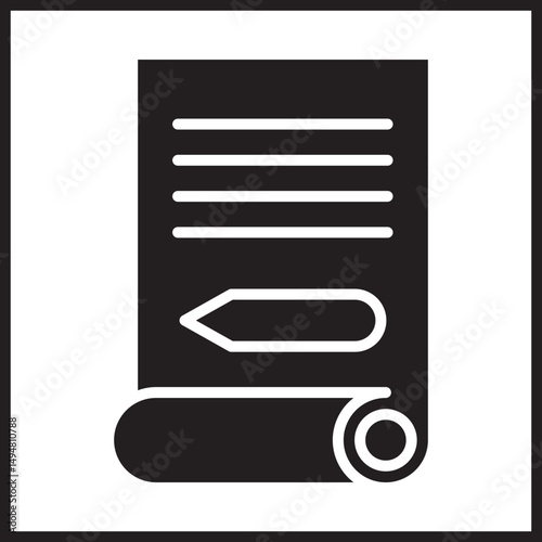 Manuscript Paper icon design