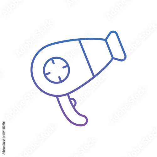 Hair Dryer Vector icon