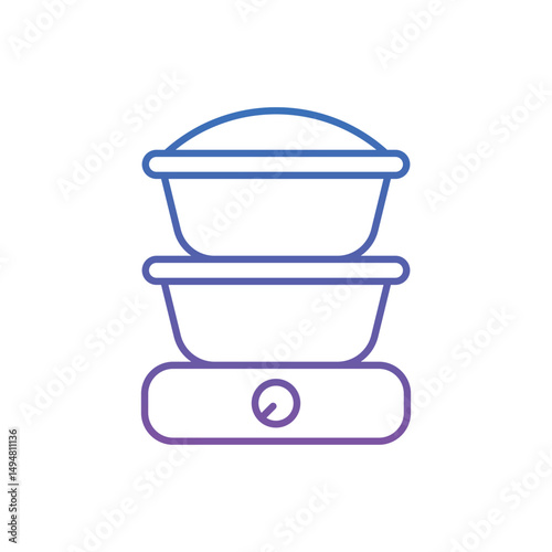 Double Boiler Vector icon
