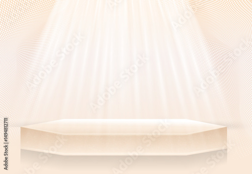 3d Podium background