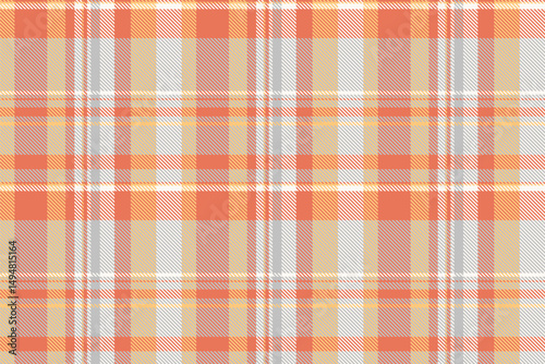 Herringbone check textile seamless, cutout pattern tartan vector. Nobility texture background fabric plaid in silver and red colors.