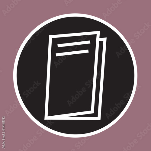 Magazine icon design