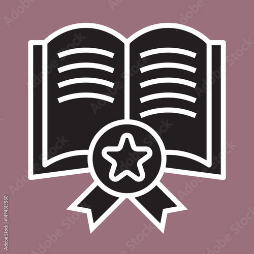 Literary Award icon design