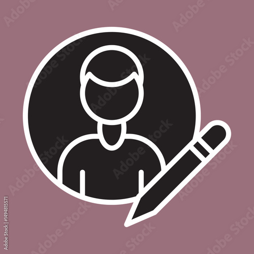 Author icon design