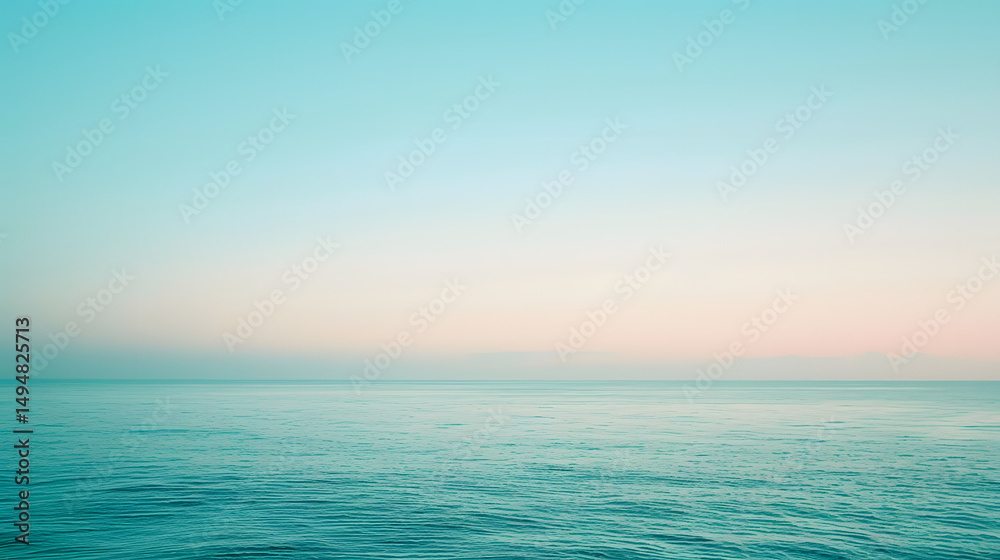 Obraz premium turquoise to seafoam green to pale blue gradient