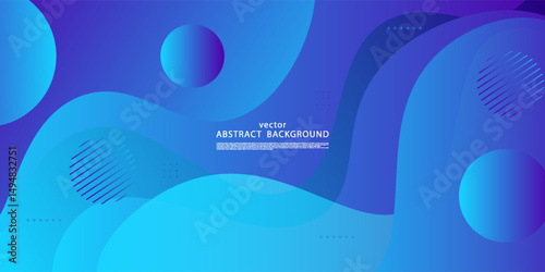 Abstract colored blue wave background design. Simple fluid wave pattern background. Vector eps10