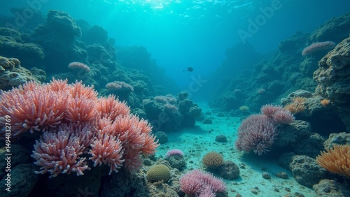 Wallpaper Mural Natural picture of underwater coral Torontodigital.ca